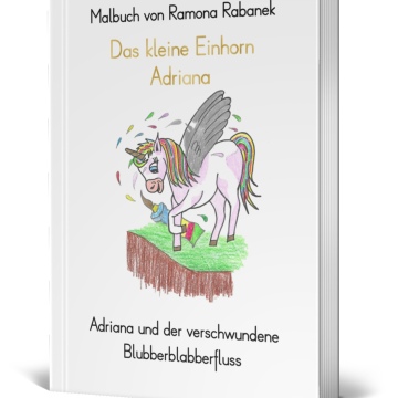 Malbuch: Adriana und der verschwundene Blubberblabberfluss